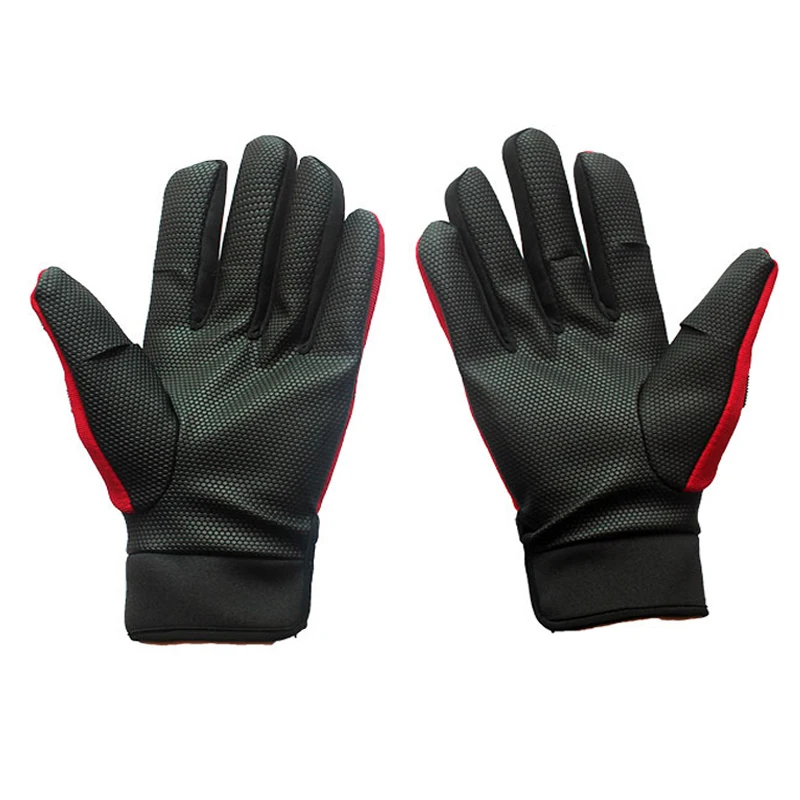 Winter Warm Fishing Gloves Cotton 3 Fingers Cut Waterproof Anti-slip Daiwa New 