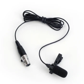 

Large Range Sound-absorbing !! Professional Lavalier Lapel Condenser Microphone For SHURE Wireless Bodypack mini 4 Pin 4-Pin XLR