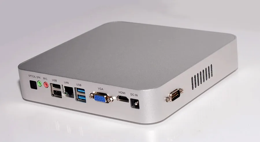 Тонкий клиент, мини ITX компьютер Intel Celeron n3150, 14nm, 4 ядра, двойной HDMI, VGA, 1 * RS232, 4 * USB3.0, 300 м Wi-Fi, окно 10 Мини-ПК