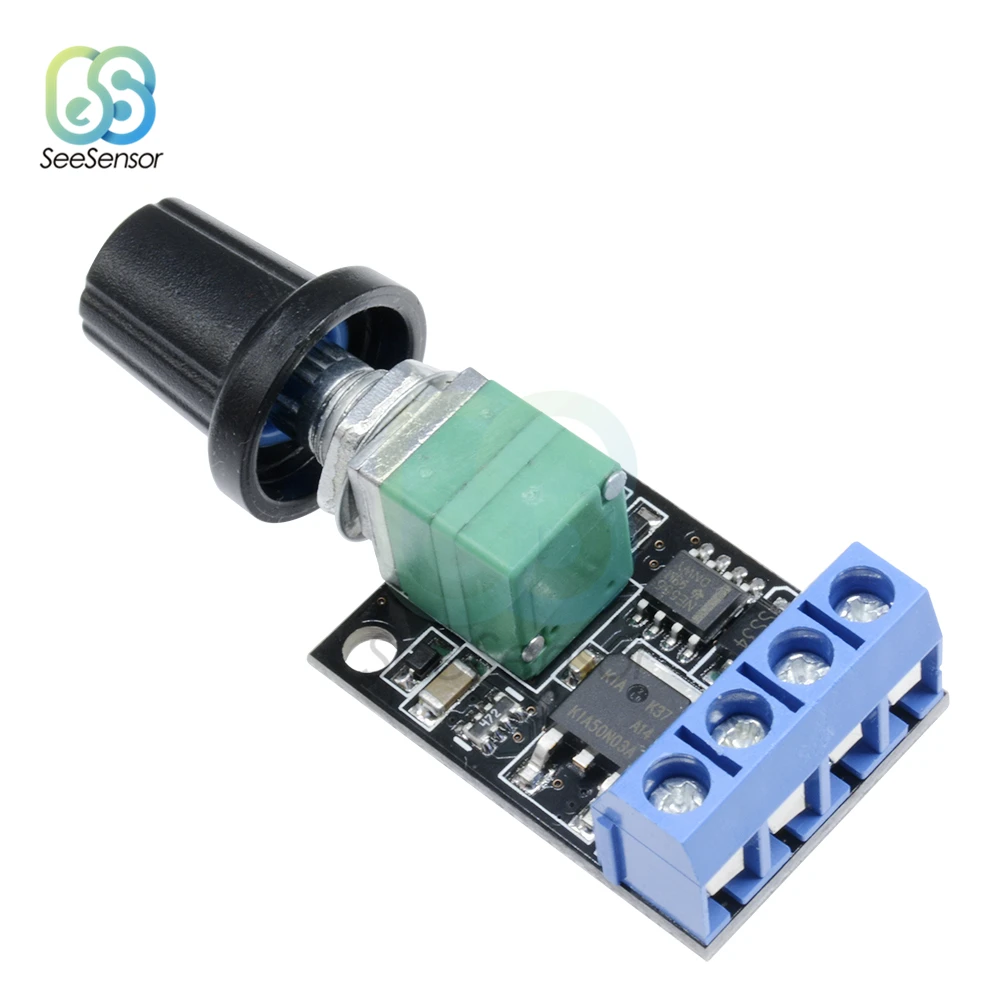 

Stepless DC Motor Speed Controller 10A PWM Speed Regulator LED Dimming 5V-16V Led Regulator Switch