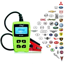 12 v Digitale Del Veicolo Car Auto Battery Tester Automotive Auto Accumulatore Condizioni Della Batteria Analyzer Tensione CCA Rilevatore di Prova