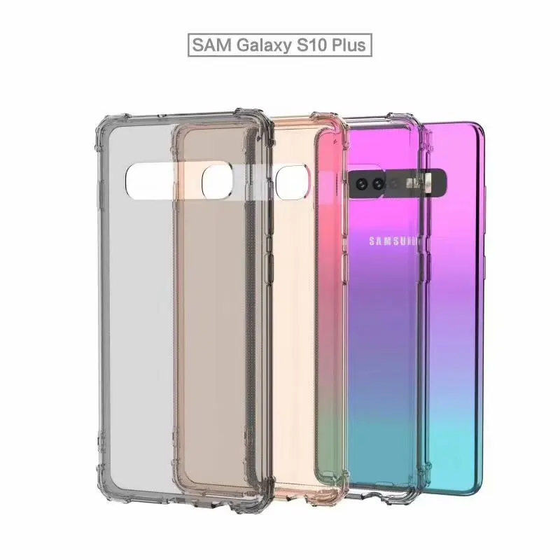 Galaxy S10 плюс чехол Роскошный Анти-противоударный бампер прочный Чехол из ТПУ и