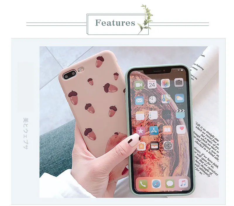 Matte Squirrel Phone Case For iPhone 6 7 8 Plus Case Cover Silicone Phone Cases For X XS 8Plus 10 XR Max 6s Cases Capinha Shell  (2)