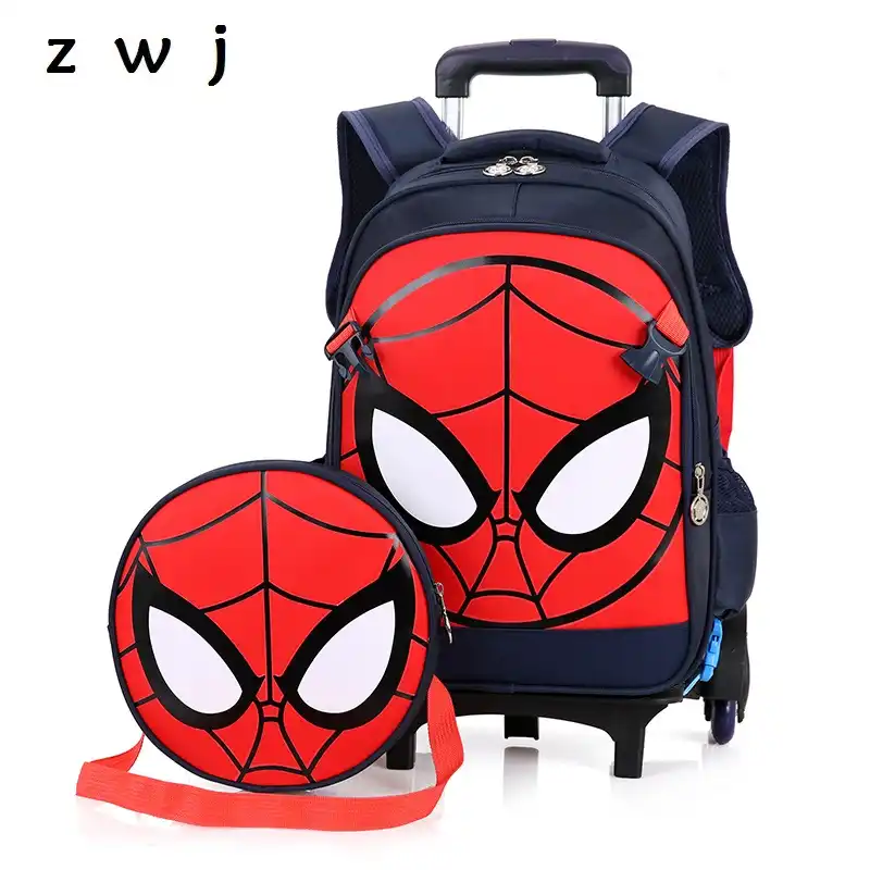 spiderman rolling suitcase