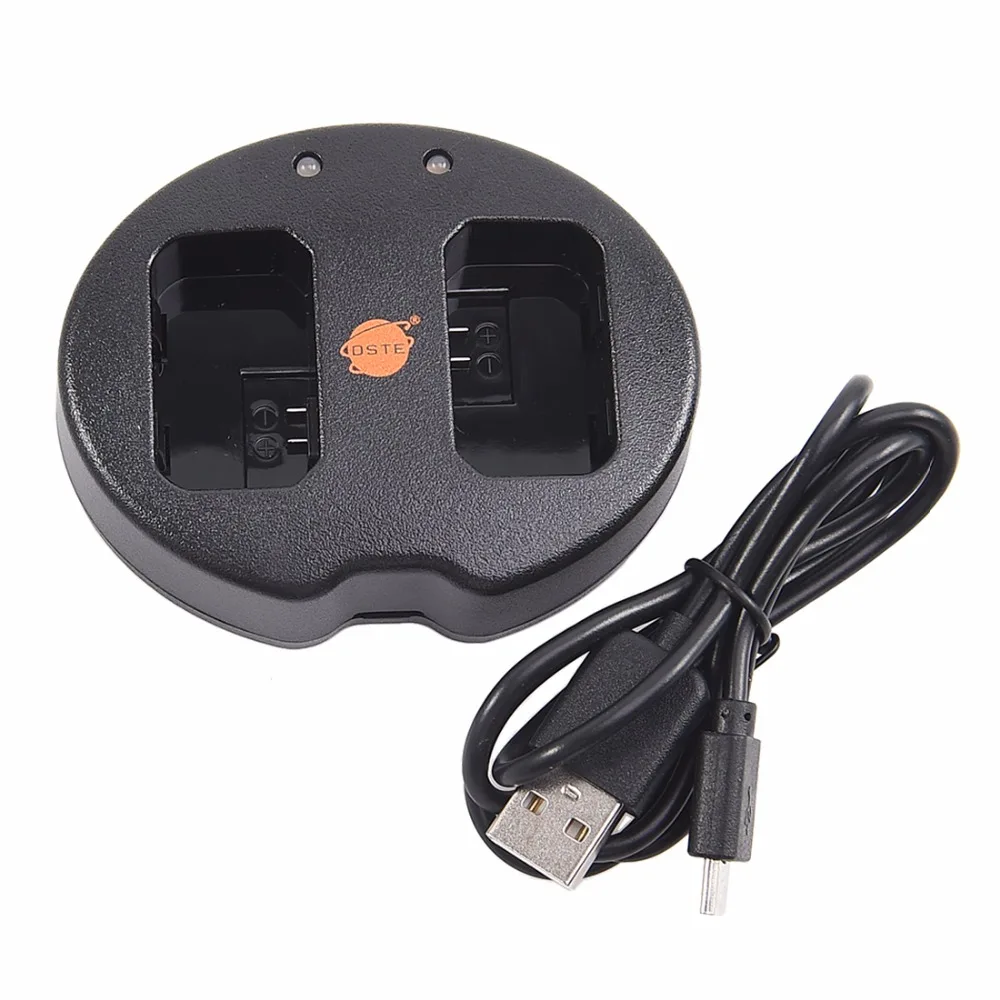 

DSTE 10pcs UDC147A Dual USB Charger for Nikon NP-FW50 np-fw50 Battery