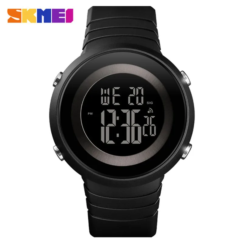 SKMEI 1507 Мужские Цифровые спортивные часы Chrono с будильником и подсветкой
