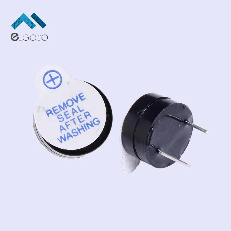 10pcs Split 6 5mm High 5V Active Buzzer Electromagnetic Alarm Continuous Beep Sounder Speaker SOT Plastic