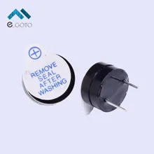 10pcs Split 6 5mm High 5V Active Buzzer Electromagnetic Alarm Continuous Beep Sounder Speaker SOT Plastic