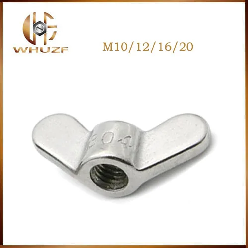 

M10 M12 M16 M20 304 Stainless Steel 304SS Abnormal Big Ear Claw Hand Twist Tighten Thumb Butterfly Wing Nut