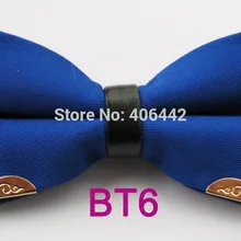 YIBEI Coachella жаккардовые галстуки королевский синий бабочка Sheetmetal двойной слой взрослых галстук для смокинга сплошной цвет бабочки Предварительно Связанные