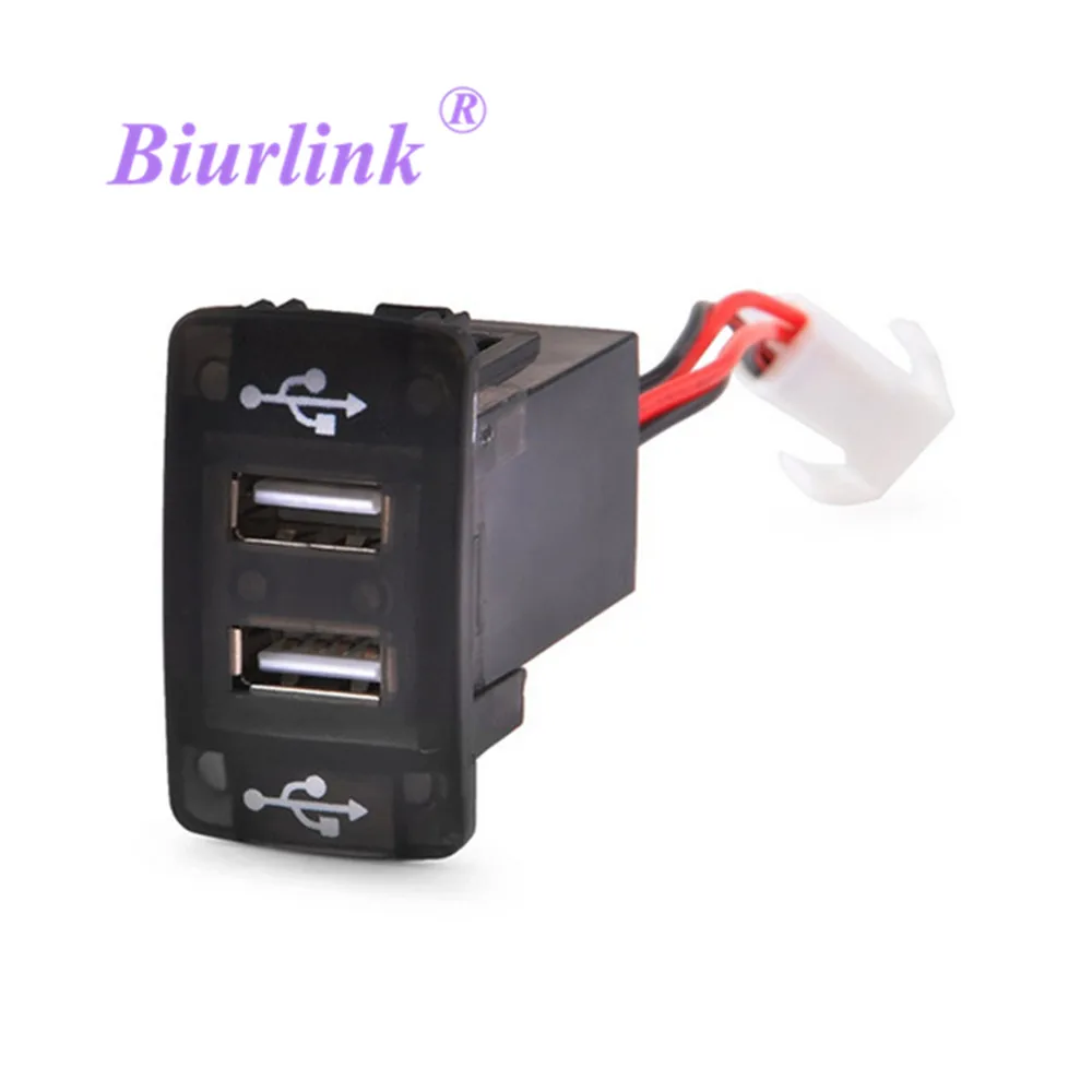 

Car Dual USB Charger Charging 2 USB Port Connector for Honda