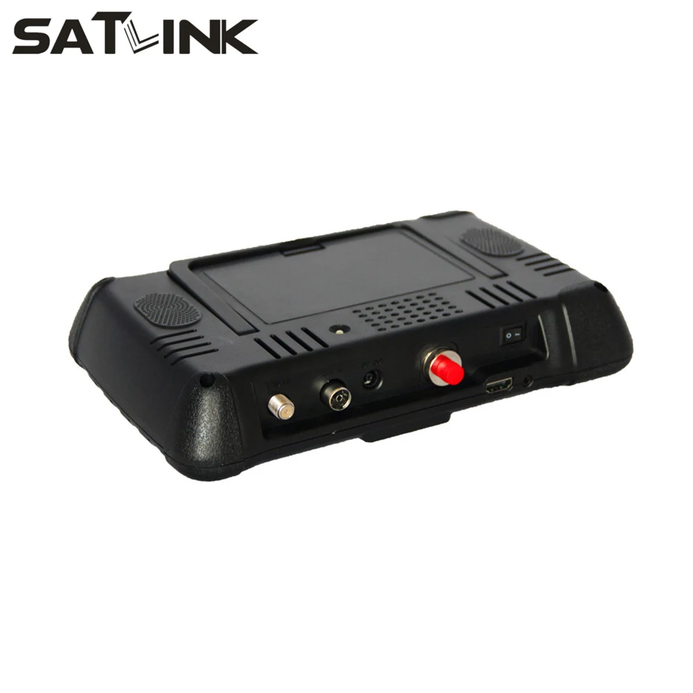 SATLINK WS-6980 DVB-S2+ DVB-C+ DVB-T2 комбо оптическая мощность обнаружения анализатор спектра спутниковый искатель метр 7 дюймов ЖК-дисплей