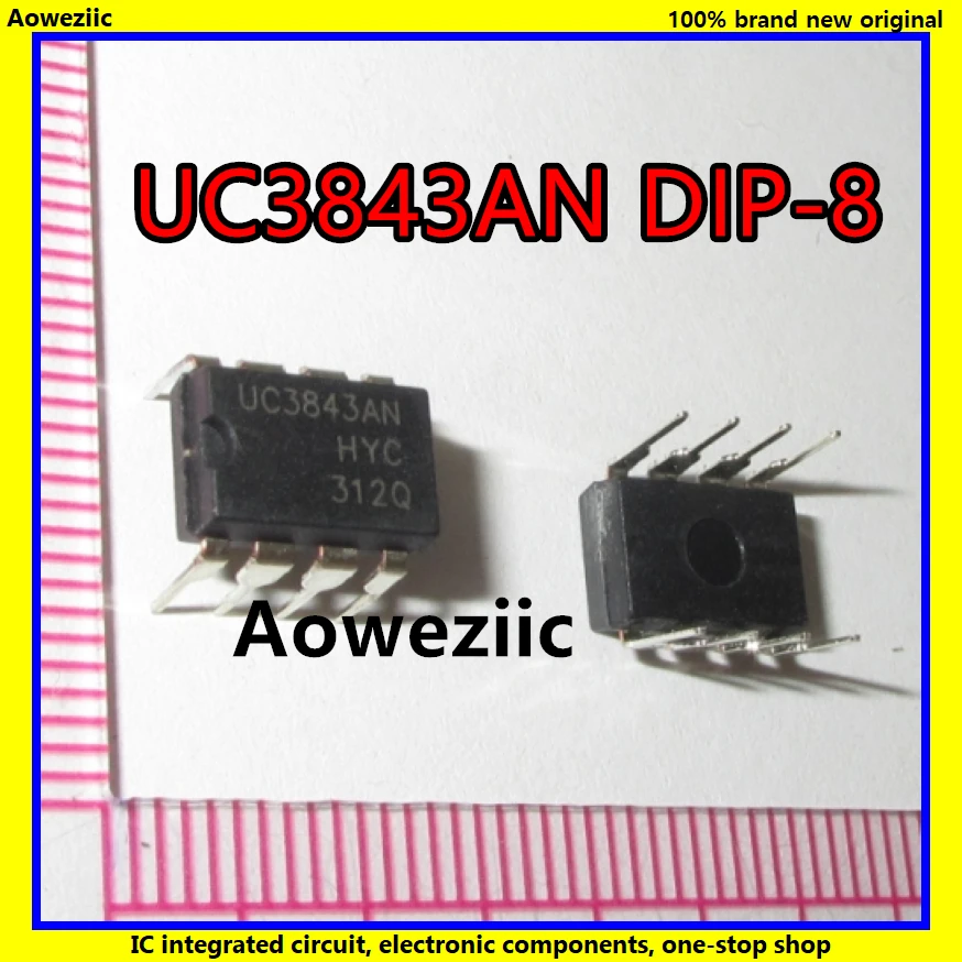 10 шт./лот UC3843AN UC3843 3843 DIP-8 высокопроизводительный режим тока PWM контроллер новый