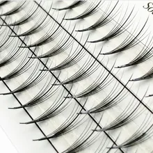 HBZGTLAD высокое качество Pteris облачные волосы 7D норковые ресницы плоские волосы отдельные накладные ресницы для наращивания Толстые Накладные ресницы 8-12 мм