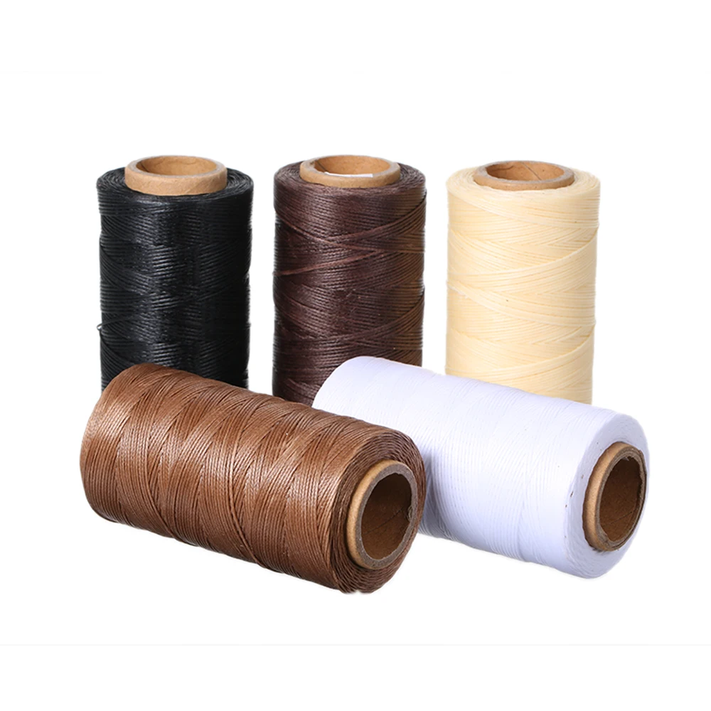 

260m 0.8mm Durable Thread 150D Leather Hand Thread Stitching Waxed Sewing Thread String Cord for Leather DIY Handicraft Tools