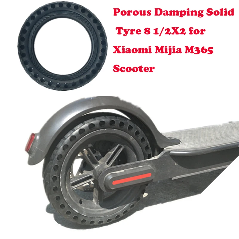 Northgate Electric Scooter Tire Durable Anti-Explosion Tire Tubeless Solid Tyre Honeycomb Rubber Solid Tire for Xiaomi M365 Electric Scooter Color 