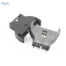 100 шт вертикальный-Тип CR2032 пуговица-Монетка элемент литиевой батареи Чехол держатель Гнездо распределительная коробка