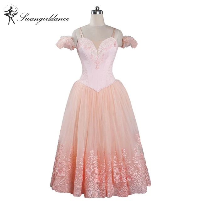 light pink ballerina tutu dress for women giselle ballet tutu dress