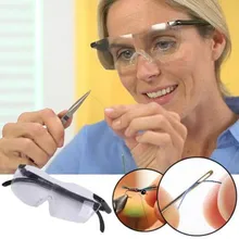 Увеличительные пресбиопические очки, очки для чтения, увеличение 160%, чтобы увидеть больше и лучше, Портативная Лупа