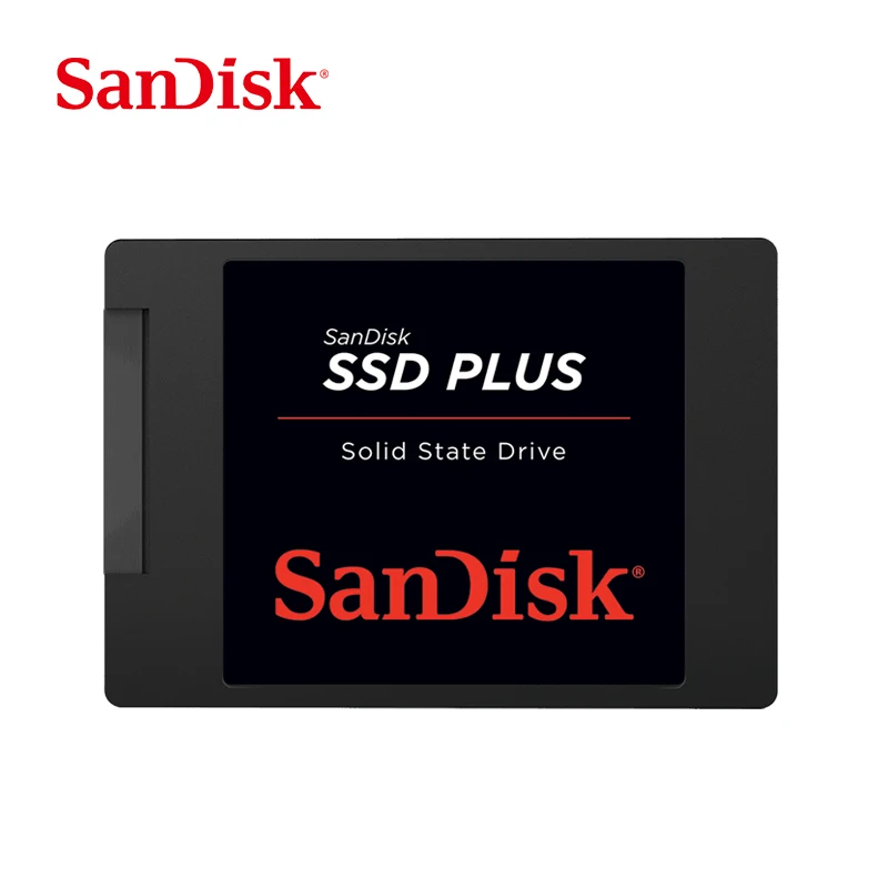 Жесткий Диск sandisk 120 ГБ SSD Plus SATA III 2 5 &quot240 Внутренний твердотельный накопитель 480