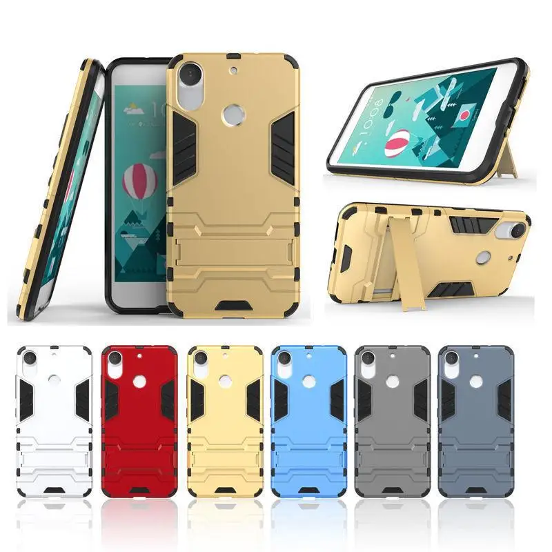 

For HTC One M10 Desire 10 Pro Shockproof Rugged Armor Hybrid Kickstand Back Protective Mobile Phone Case Cover