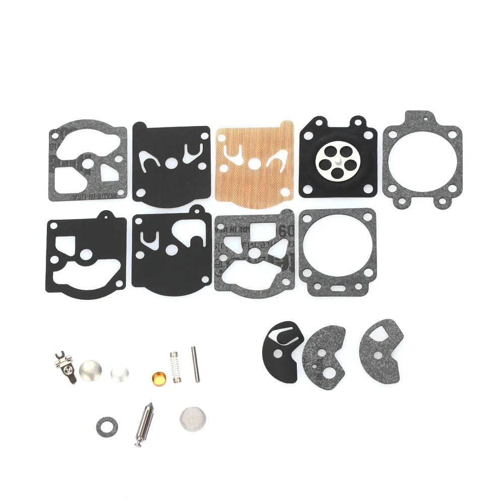 22 PCs/Set Carb Carburetor Diaphragm Gasket Needle Echo Chainsaw Repair Kit for WA/WT/Walbro Series K10/K20-WAT