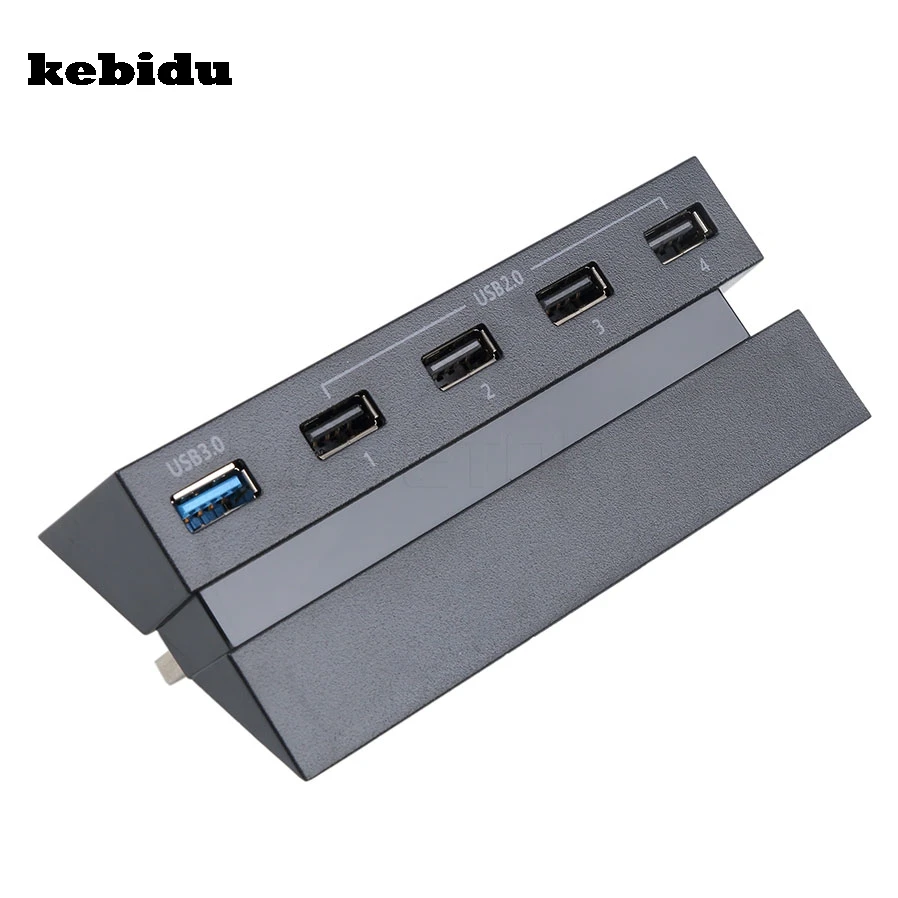Kebidu 5 портов USB 3,0+ 2,0 концентратор Высокоскоростной адаптер для sony для PS4 для Playstation 4 аксессуары usb-хаб высокое качество