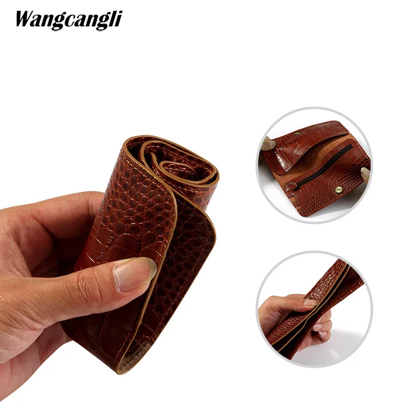 

wangcangli Brand Genuine Leather phone case For HUAWEI Nov Handmade custom flip phone case For HUAWEI Honor V10 Mate RS Honor 10