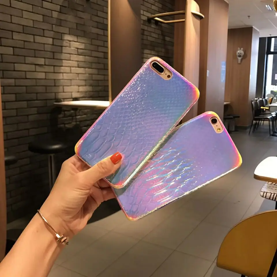 

Colorful phone case For iPhone 6 6s 7 8 Plus Case Crocodile Texture Phone Cases PU Leather Back Cover Coque For iPhone XS X
