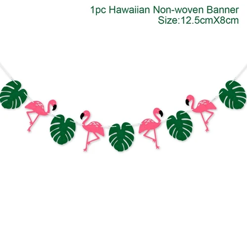 FENGRISE Гавайи участник Luau Розовый фламинго вечерние Декор Бумага Салфетка под тарелку кружку День рождения летняя Гавайская Гавайский вечерние поставки - Цвет: style 14