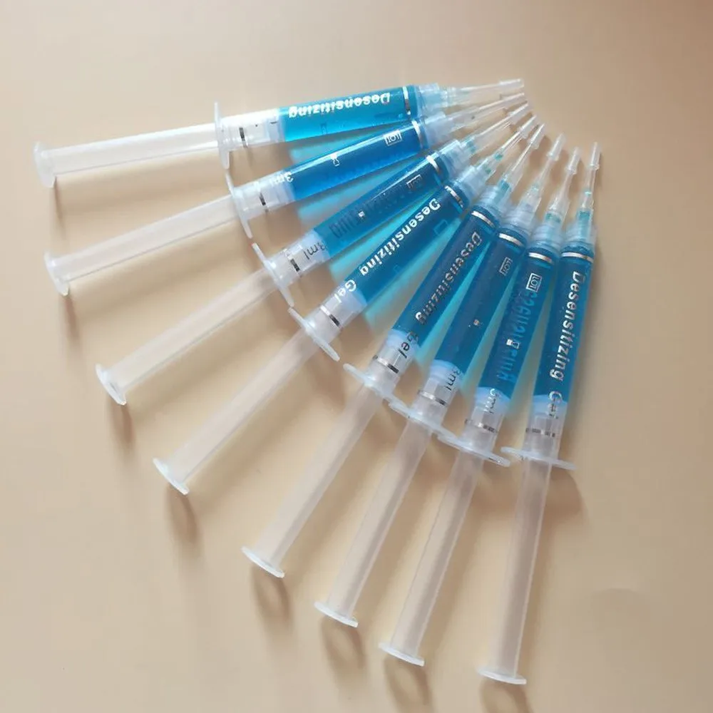 

Free shipping 15pcs /lot professional 3ml Teeth whitening desensitizing gels avoid sensitivity tooth gel