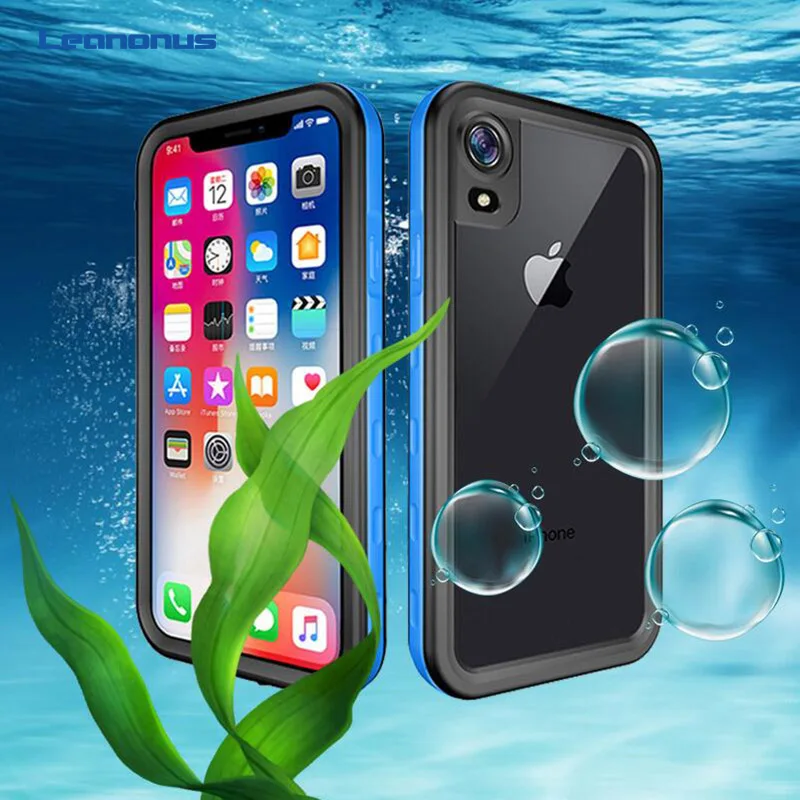 

for iPhone 11 Pro X XR XS Max Shockproof Case Full Body Protect IP68 Waterproof Case for iPhone 8 7 6 6S Plus Diving Phone Shell