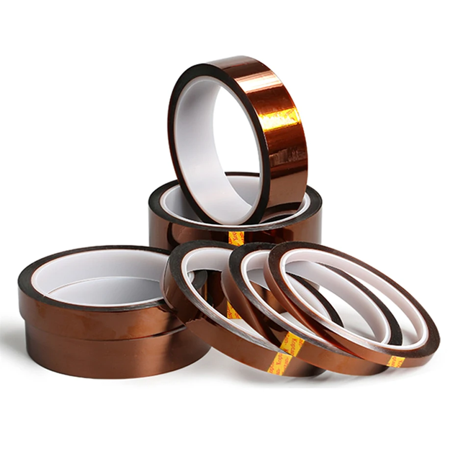 3pcs High Quality Polyimide Tapes Heat Resistant High Temperature Tape