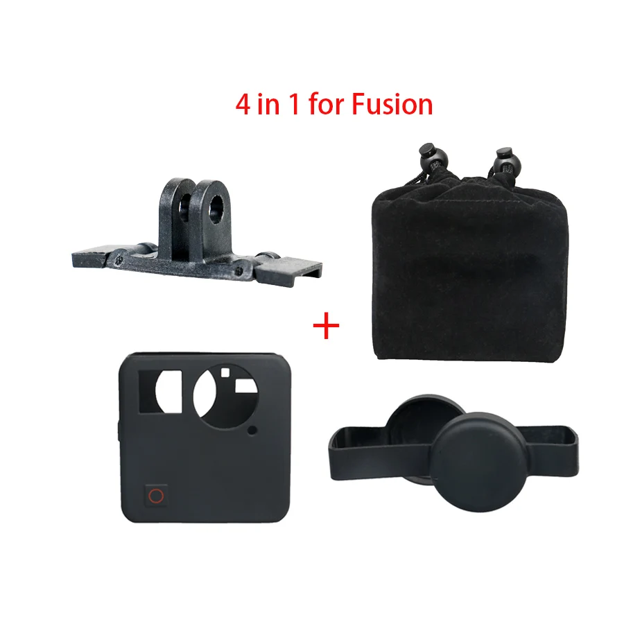 For Gopro fusion 4 in 1 Camera Bag Lens Cap body Protection Case Cover