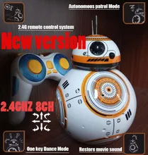 2.4GHZ /40MHZ 8CH upgrade version Star Wars 7 RC BB-8 BB8 remote control rc robot BB 8 intelligent Action Figure toy