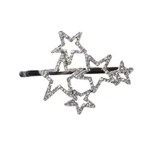 Новинка, 2 предмета Модный яркий кристалл шпильки со стразами пятиконечные звезды Форма женская заколка для волос Заколки для волос заколки для волос для укладки волос