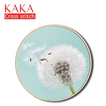 

Cross stitch kits,Embroidery needlework sets with printed pattern,11CT-5D canvas for Home Decor Painting,flowers CKF0060