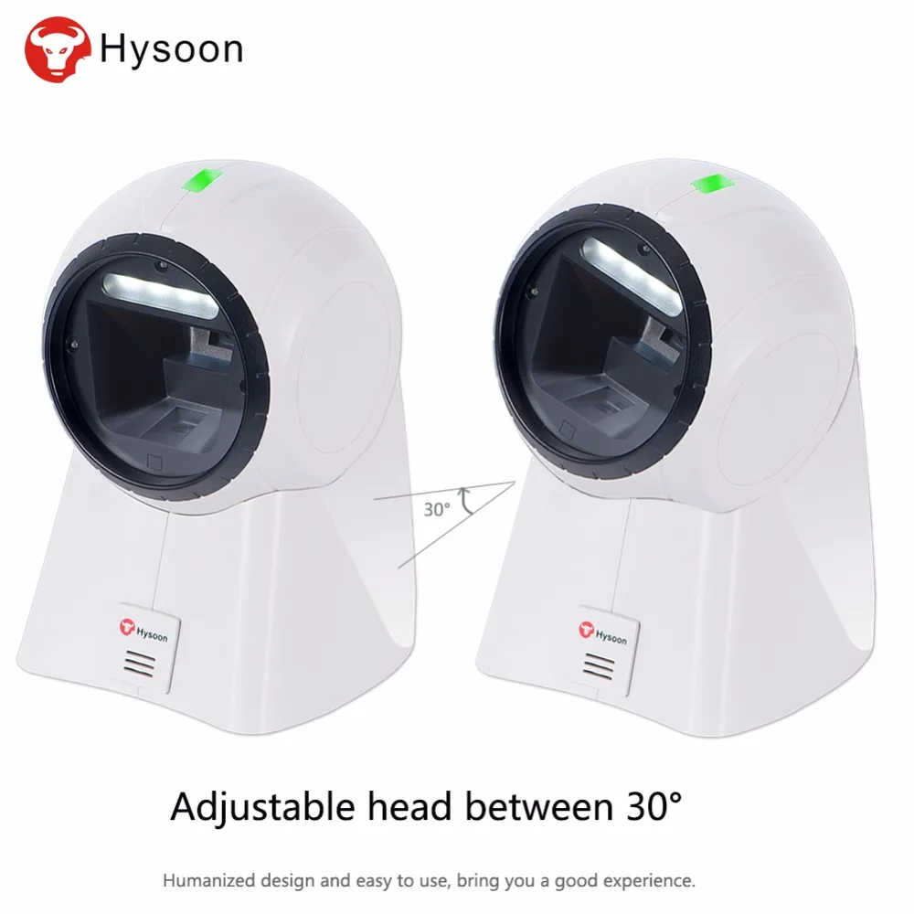1D 2D Barcode Scanner Desktop Bar Code Reader with Automatic IR Sensor Scanning Platform fit POS S9T-YIr (32)