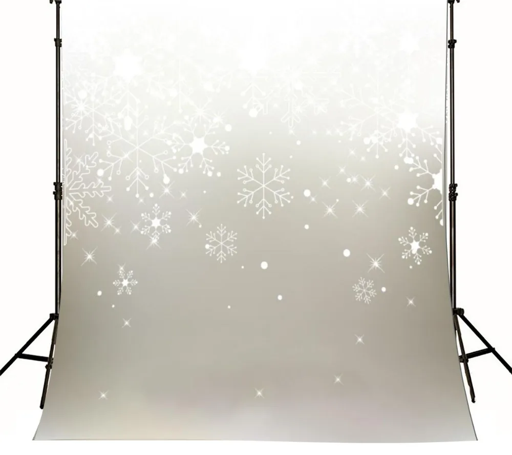 

Xmas Snowflakes Winter Snow backdrop High-grade Vinyl cloth Computer printed christmas Photography Backgrounds