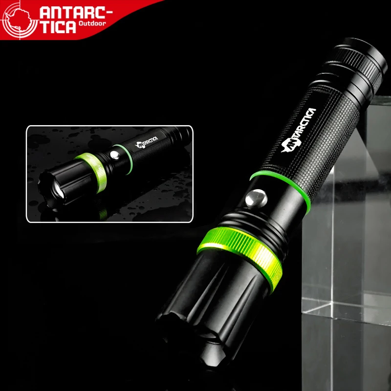 ANTARCTICA Outdoor Sports Portable Multifunction LED Flashlight Torch Hiking Camping Light With Protection Function Multi Tools ANTARCTICA Outdoor Sports Portable Multifunction LED Flashlight Torch Hiking Camping Light With Protection Function Multi Tools