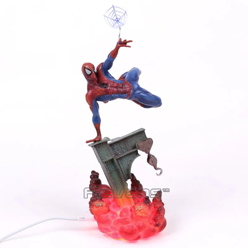 

Spiderman Lights The Amazing Spider Man PVC Figure Collectible Model Toy 30cm
