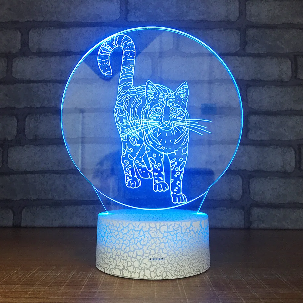 

Creative Birthday Gift 3d Table Lamps Remote Control Discolourful Colorful 3d Small Night Lamp Cartoon Led Desk Lamp