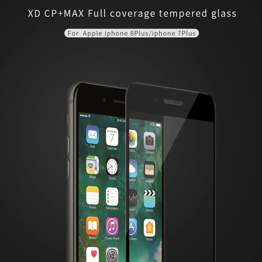 Для iPhone 8 7 Plus стекло Nillkin XD CP+ Max полное покрытие 3D Закаленное стекло протектор экрана для iPhone 8 7 Plus стекло Nilkin Flim