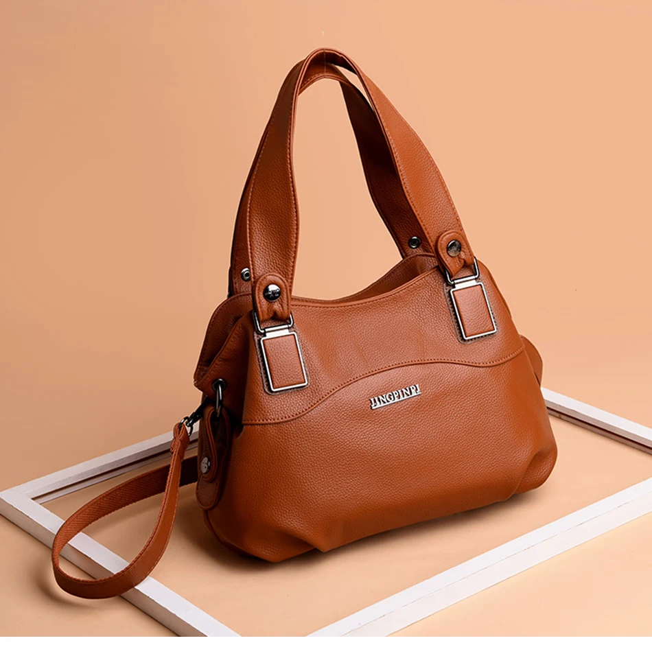 Винтажный женский рюкзак из высококачественной кожи, школьные сумки для девочек, женский рюкзак в простом стиле, вместительная сумка на плечо для отдыха