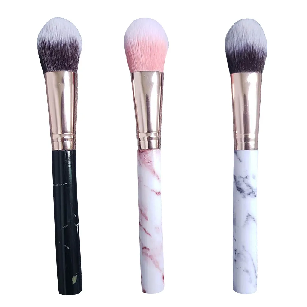 1PC New Marble Printing HandleFoundation brush Profissional Makeup Brushes set Blush Powder Makeup Blending Brushes 1PC New Marble Printing HandleFoundation brush Profissional Makeup Brushes set Blush Powder Makeup Blending Brushes