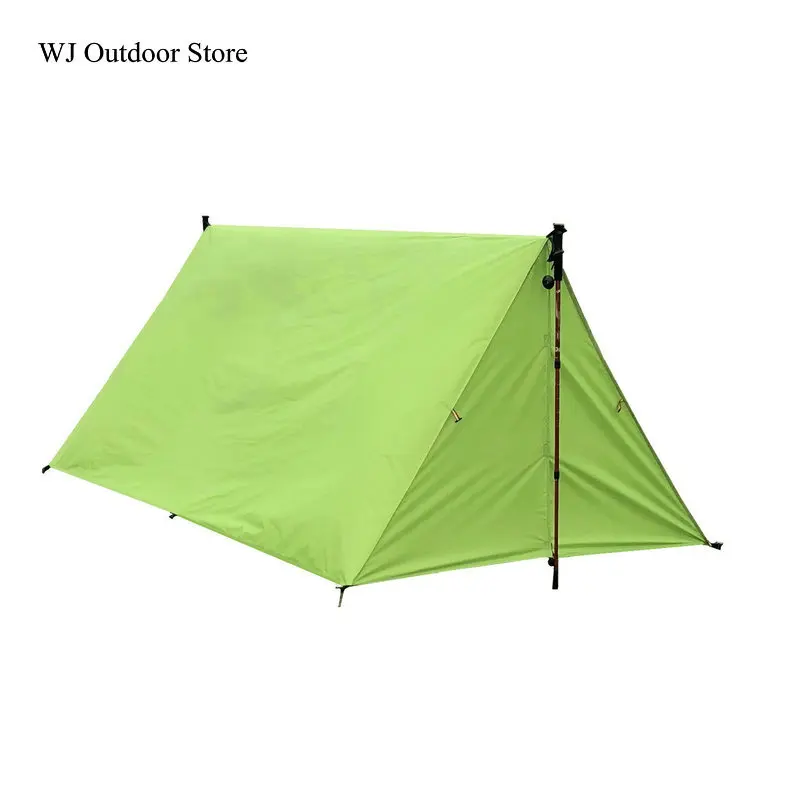 

WJ Outdoor Hammock Tarp Green Sun Shelter Beach Shade Waterproof Tarp Survival Camping Tent