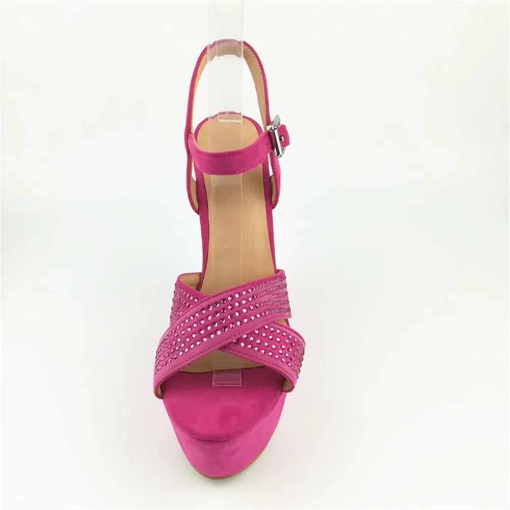 DoraTasia/фирменный дизайн; большие размеры 35-47; пикантная женская обувь для вечеринок; летние туфли на высоком каблуке; женские босоножки; Туфли на танкетке