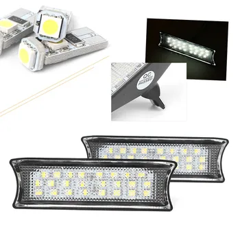 

White LED Light Car Interior Roof Ceiling Lamp for BMW E90 E91 E92 3-SERIES 2006 2007 2008 2009 2010 2011 Automobile Parts 2pcs