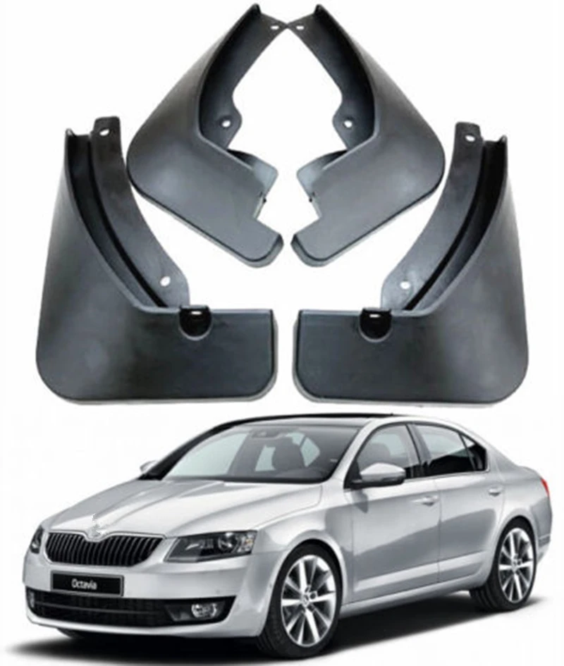 Брызговики для автомобилей брызговики щитки подходят 13 2017 SKODA OCTAVIA MK3 (5E) крыло