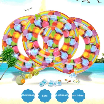 

Summer Swimming Ring Kids Adult Thicken Cartoon Safety Inflatable Swim Float Water Sport Fun Pool Toys Swim Ring Seat Boat